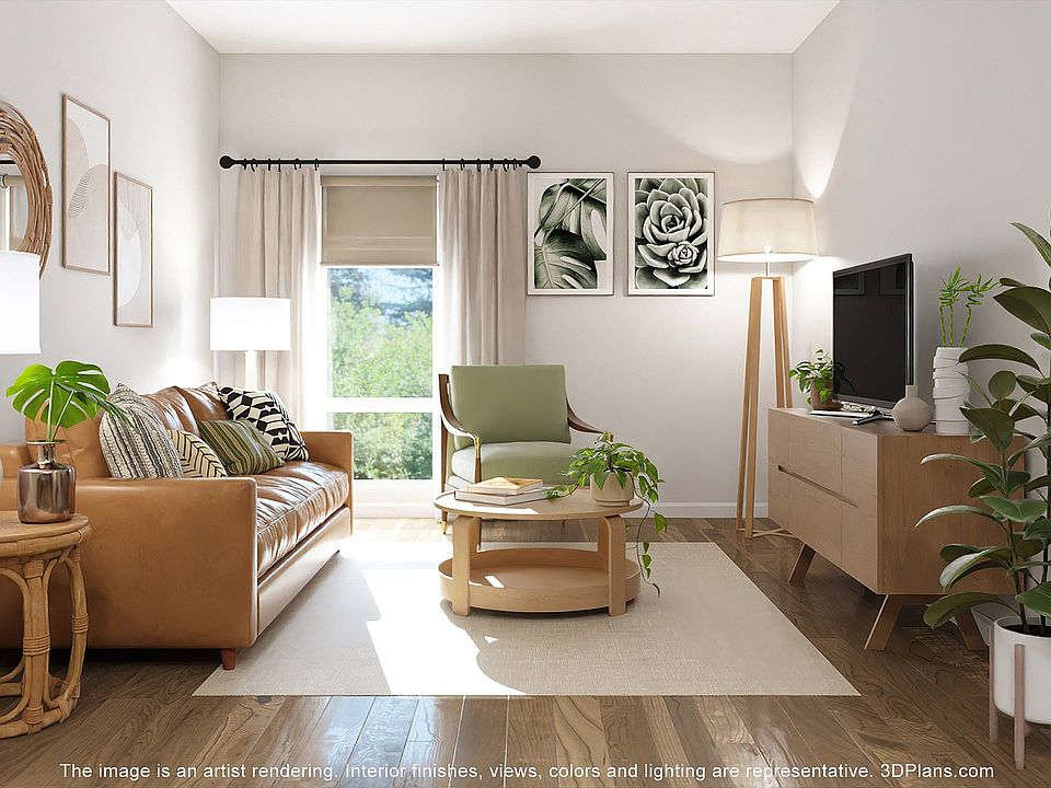 The Presley One Bedroom Living Room
