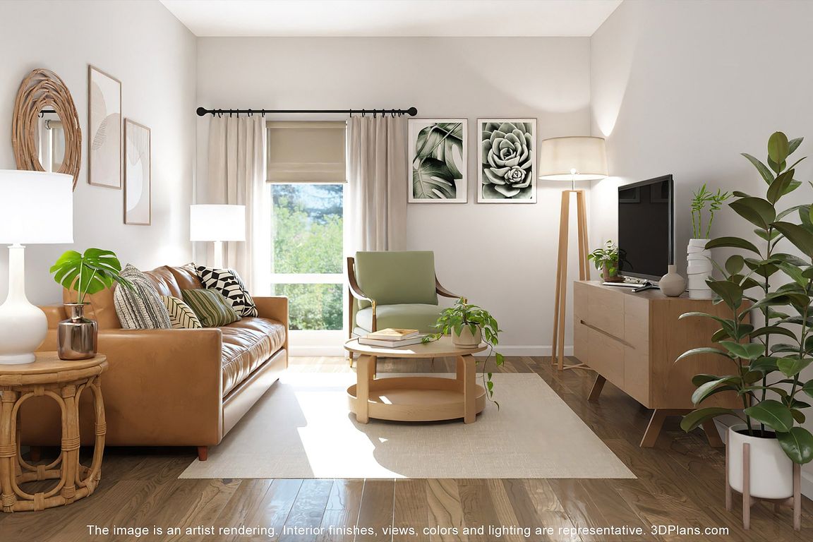 The Presley One Bedroom Living Room