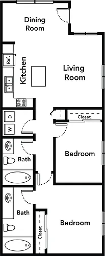 Floor plan B1 - The Plaza