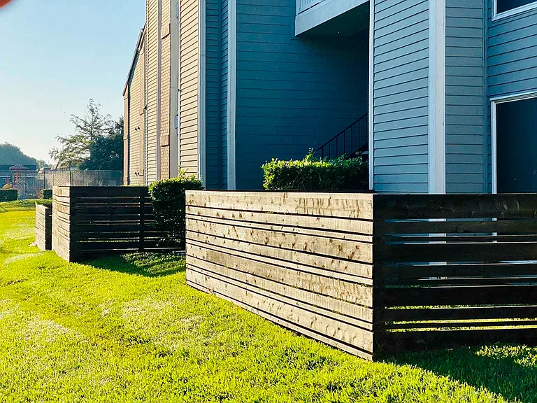 Fenced in yards
