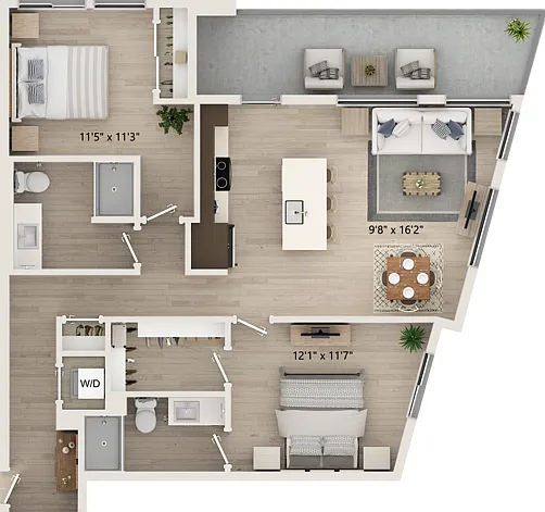 B4 - Floor Plan 2D B4 - Floor Plan 2D