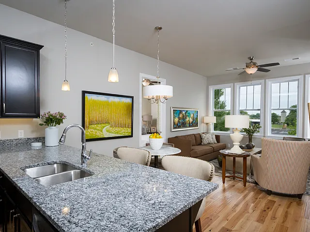 Kitchen & Living Area