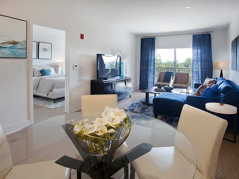 Fort Hill Apartments feature Wide Plank Floors in Living Rooms and Bedrooms