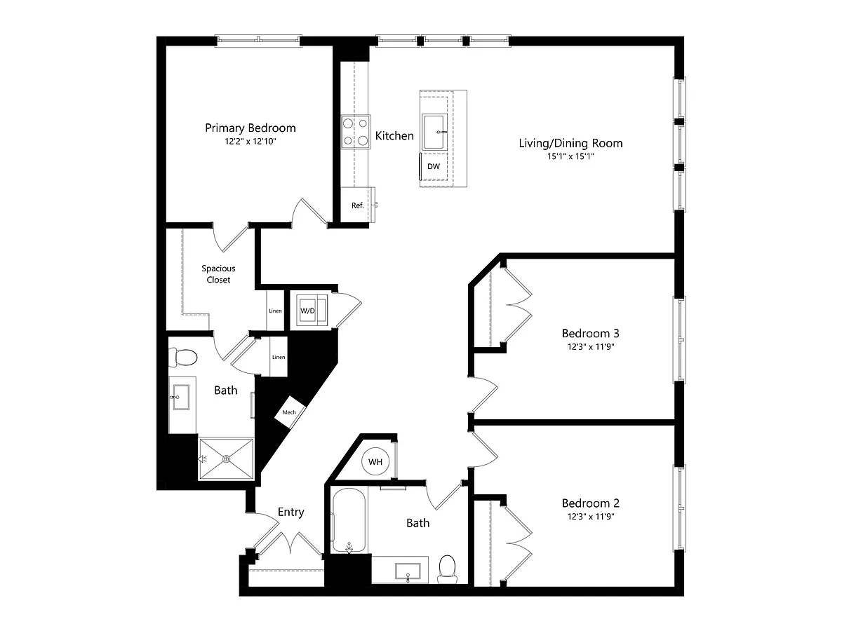 Floor plan C1