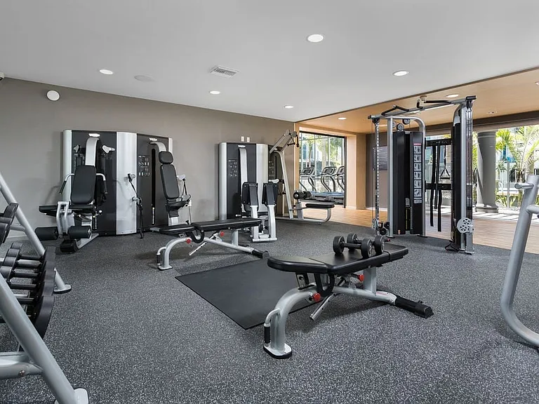 Fitness Center with Strength Equipment