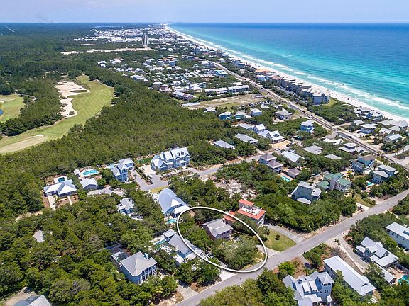 Home showing access to beach