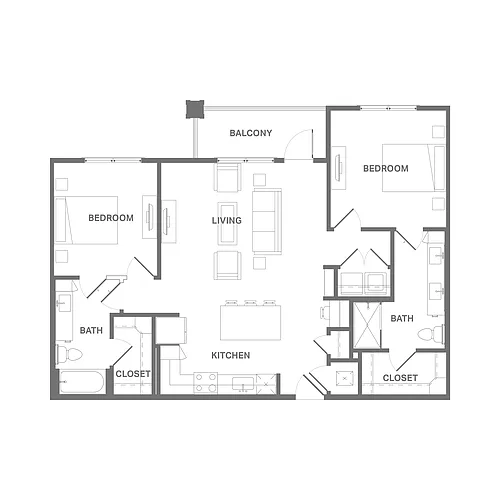 Floor plan B3