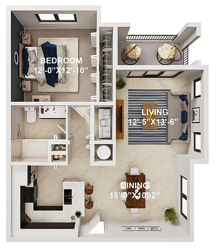 Floor plan A2| Tunis