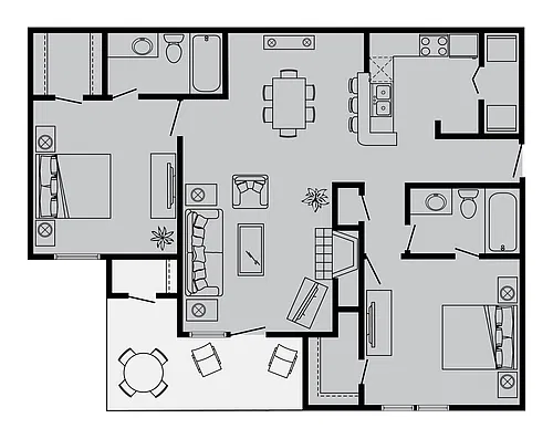 Floor plan E