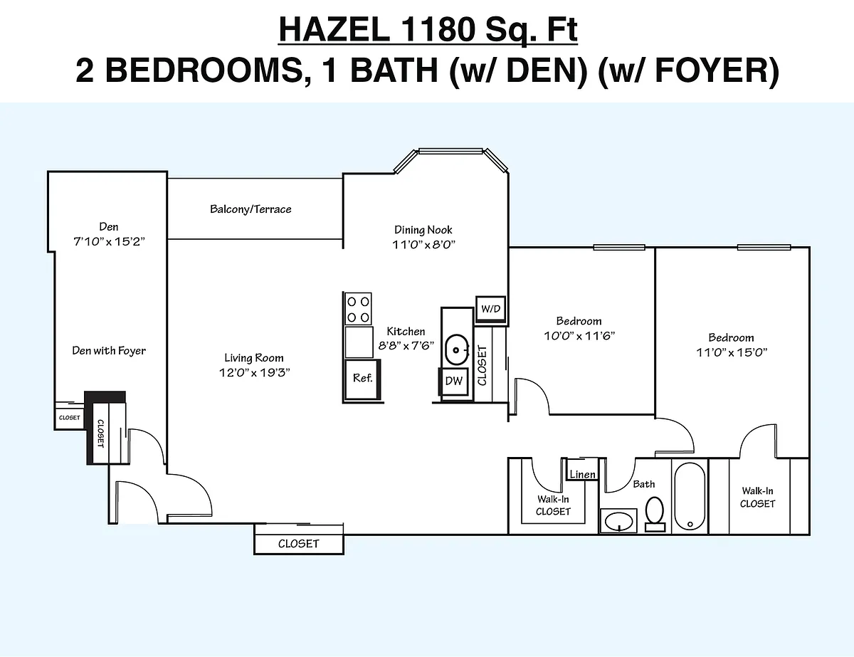 Floor plan Hazel