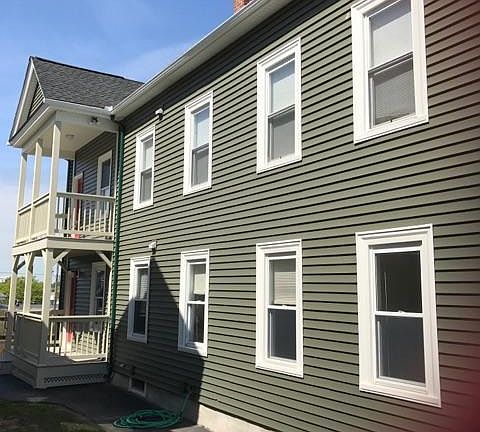 Back entrance to apartment