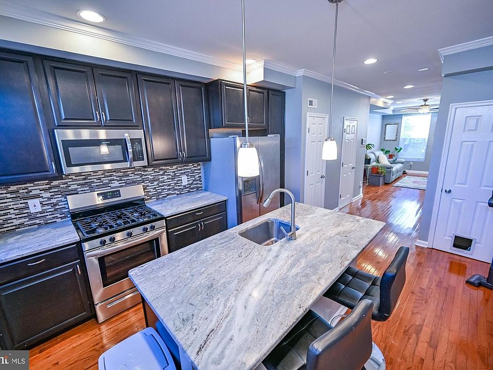 A very new open concept kitchen
