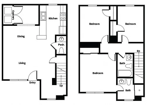 Floor plan C3TH