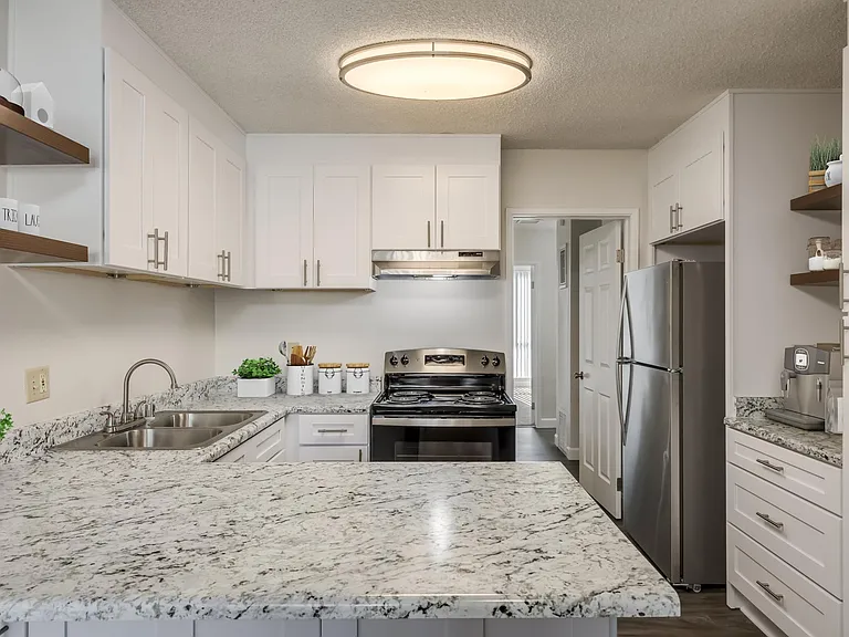 REMODEL KITCHEN, NEW STAINLESS STEEL APPLIANCES