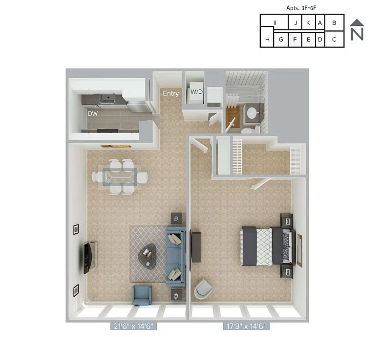 Floor plan A9-F-Classic