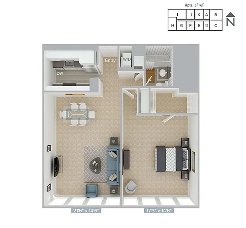 Floor plan A9-F-Classic
