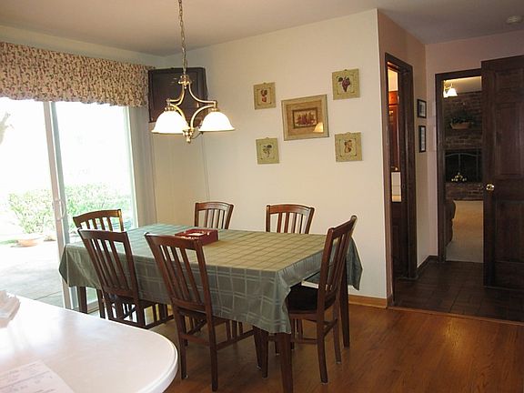Spacious eating area!