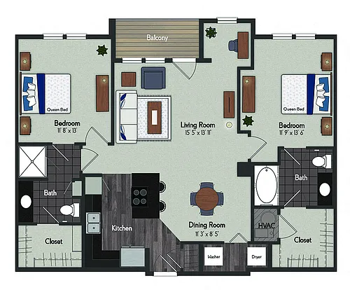 Floor plan Union