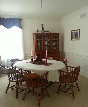 Formal dining area