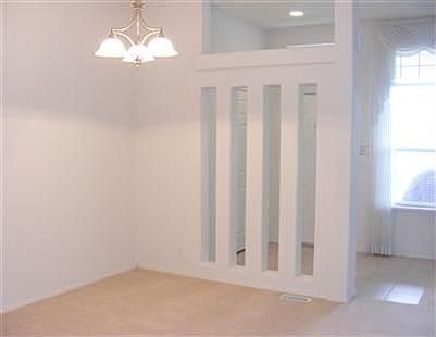 Dining area and entry