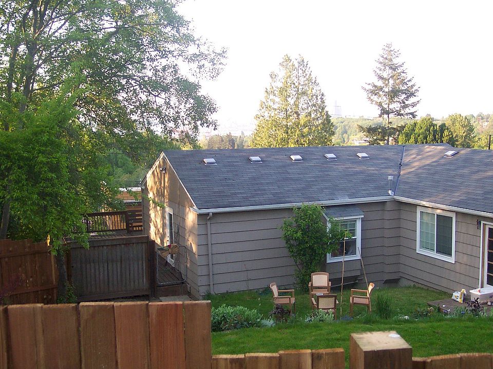 Backyard w/ downtown in distance