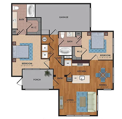 Floor plan Garner