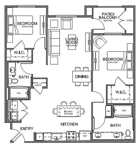 Floor plan B4