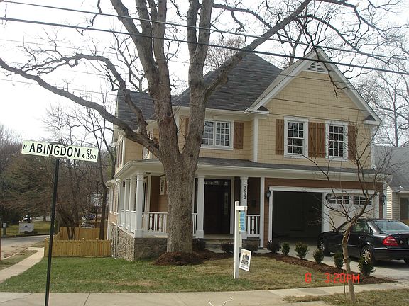 front of the house