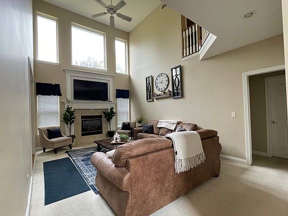 Two-story family room