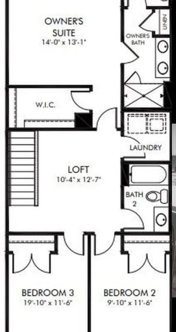 3 bed, 2.5 bath, 1601 sqft, $2,300 — Photo 3