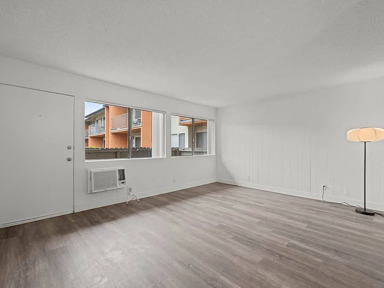 Open dining and living space