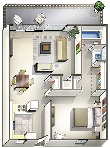 Floor plan 1C BMP