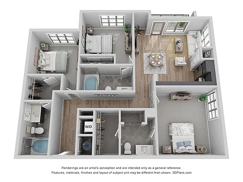 Floor plan A-3B1