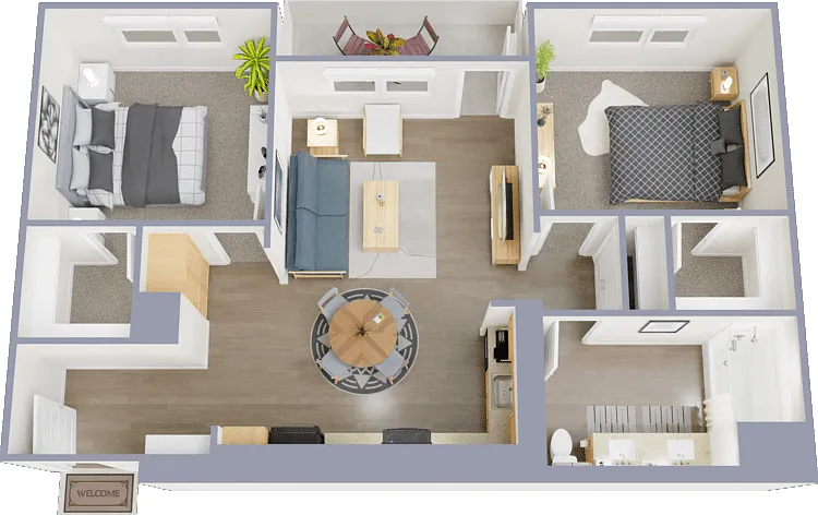 PLAN B2 Floorplan Diagram