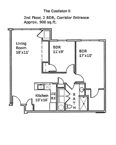 Floor plan The Castleton II