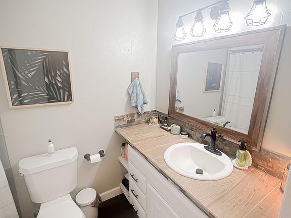 Second Bathroom Upstairs- Shower and Bath- Large Linen closet across the hallway for storage