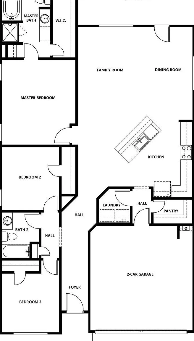 3 bed, 2.0 bath, 1631 sqft, $3,045 — Photo 2