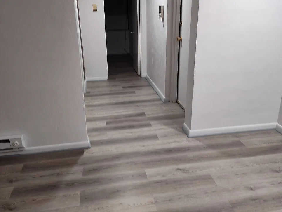 View of hallway from living room