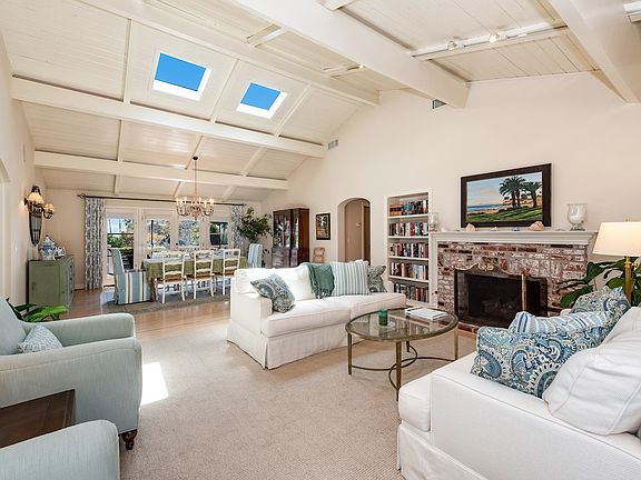 Living Room with gas fireplace.