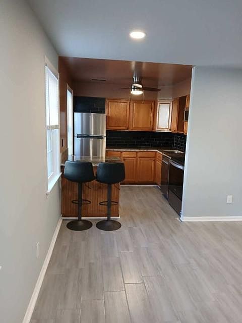 Kitchen / bar view from corner