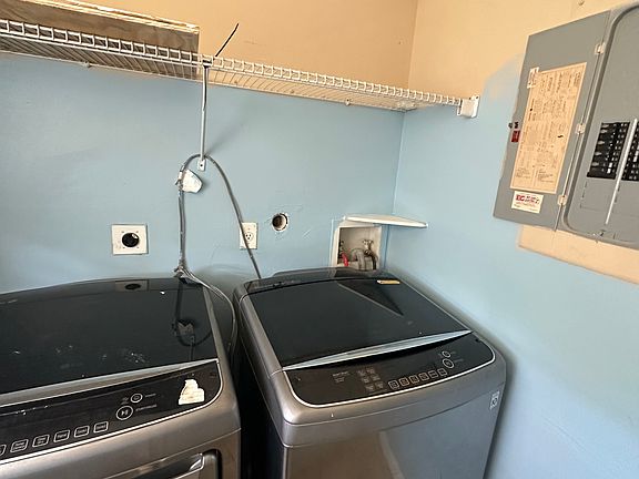 Washer and dryer