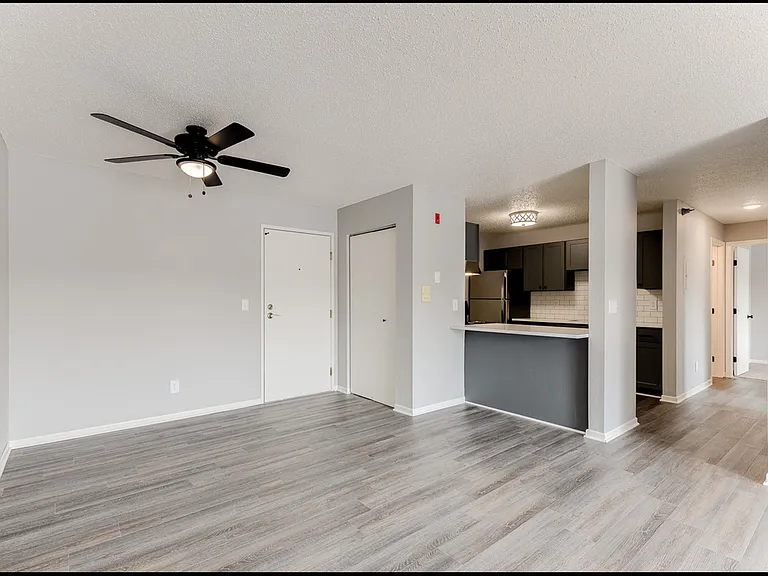 Renovated Living Room & Kitchen