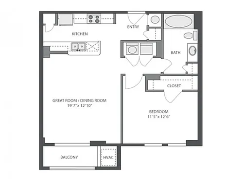 Floor plan Saddlebrook