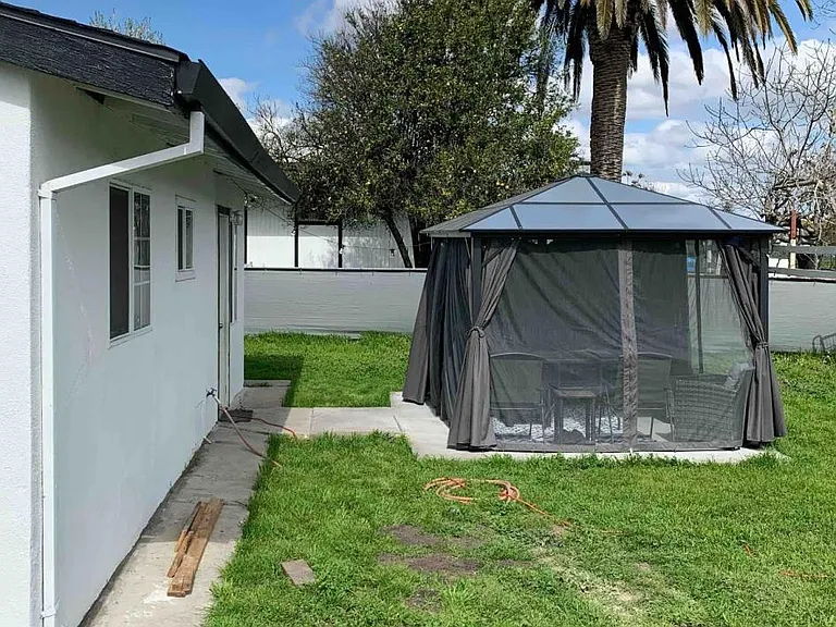 Back yard w/ Gazebo
