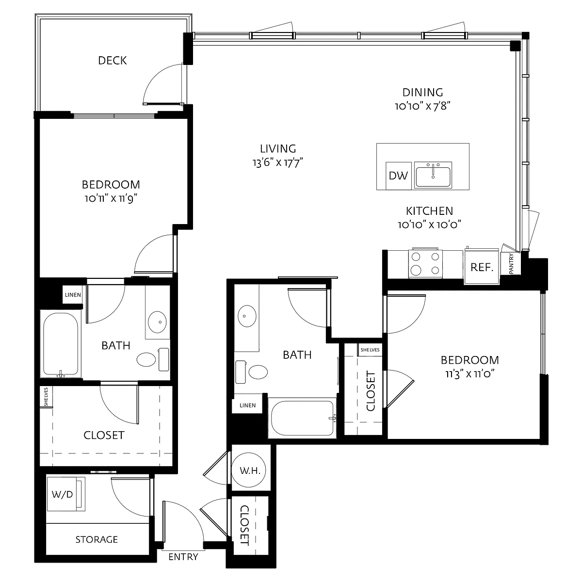 Floor plan B6.1PH