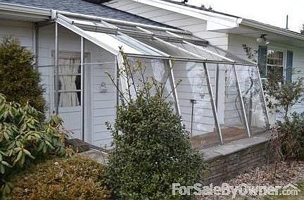 exterior view of greenhouse