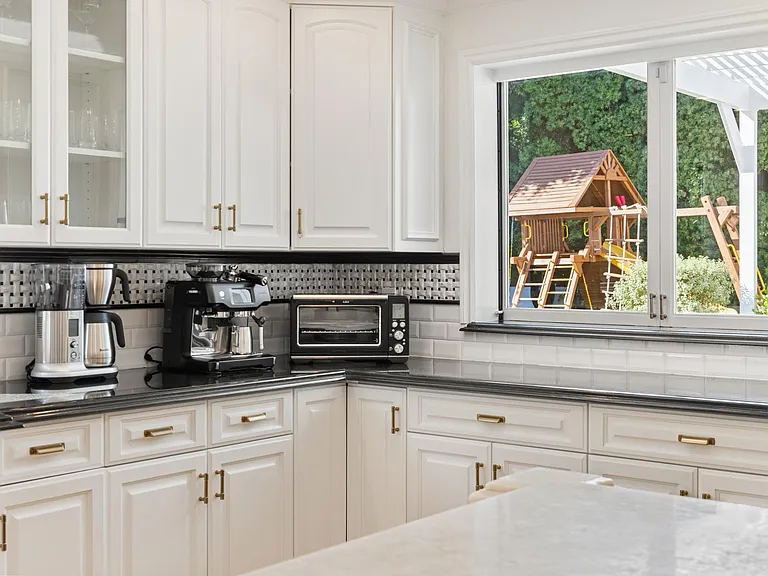 Kitchen equipped with all essentials for your culinary adventures.