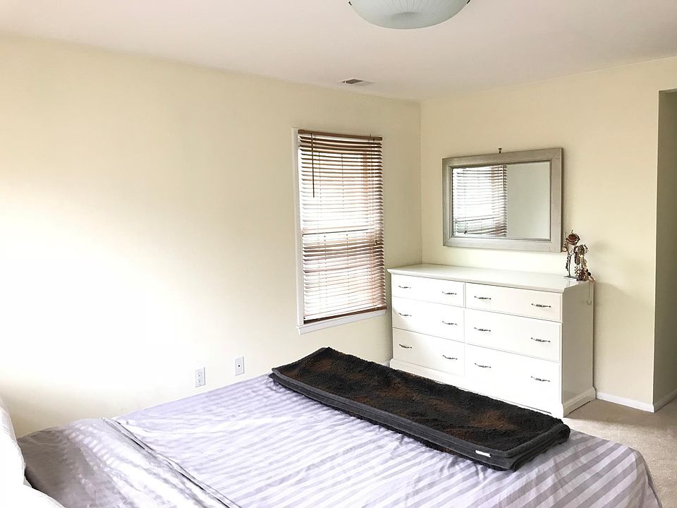 Large, sunny master bedroom