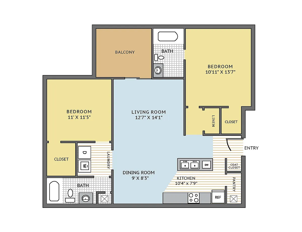 Floor plan Fairmount