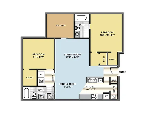 Floor plan Fairmount